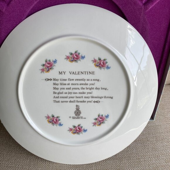 Royal Doulton Collectible Valentine’s Day 1979 Plate NIB - Picture 3 of 8